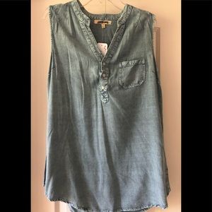 NWT Denim Top